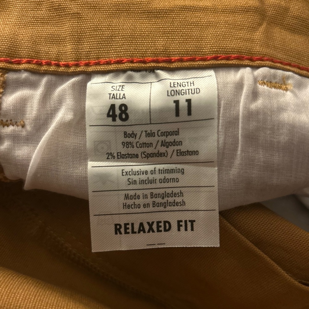 Lincoln Outfitters Stain Resistant Flex Canvas Duck Shorts -Size 48W (New) - Picture 5 of 5